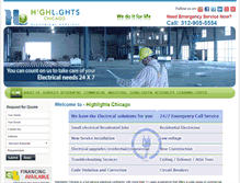 Tablet Screenshot of highlightschicago.com